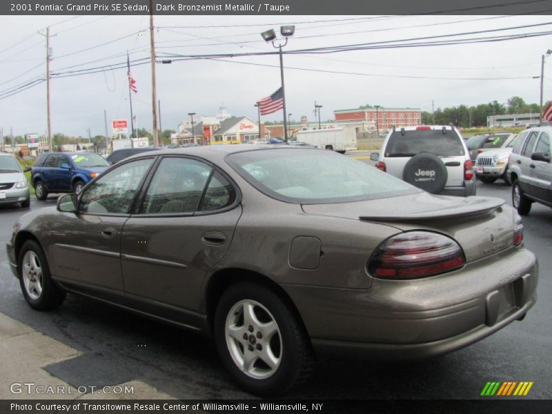 Dark Bronzemist Metallic / Taupe 2001 Pontiac Grand Prix SE Sedan