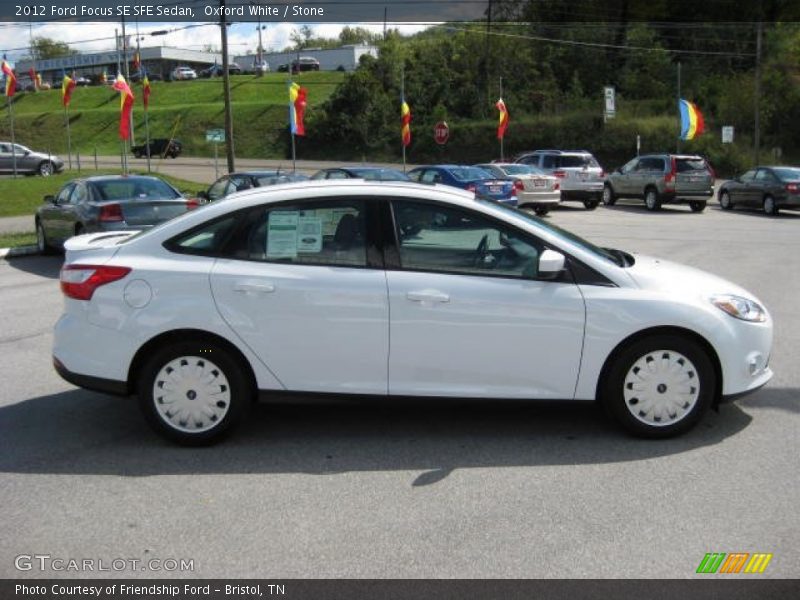 Oxford White / Stone 2012 Ford Focus SE SFE Sedan