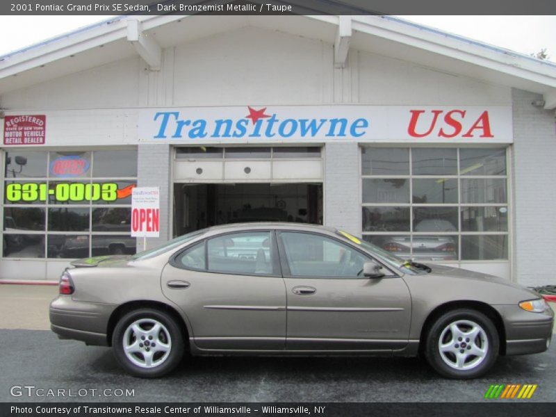 Dark Bronzemist Metallic / Taupe 2001 Pontiac Grand Prix SE Sedan