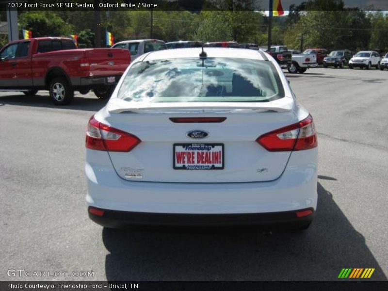 Oxford White / Stone 2012 Ford Focus SE SFE Sedan