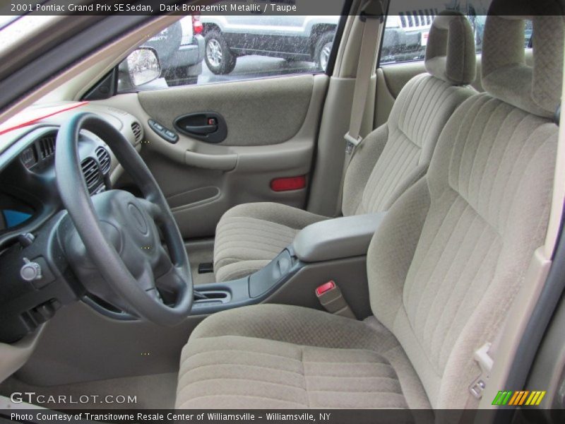 Dark Bronzemist Metallic / Taupe 2001 Pontiac Grand Prix SE Sedan