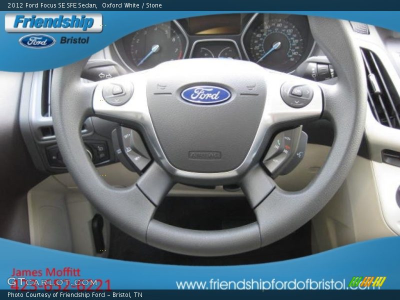 Oxford White / Stone 2012 Ford Focus SE SFE Sedan