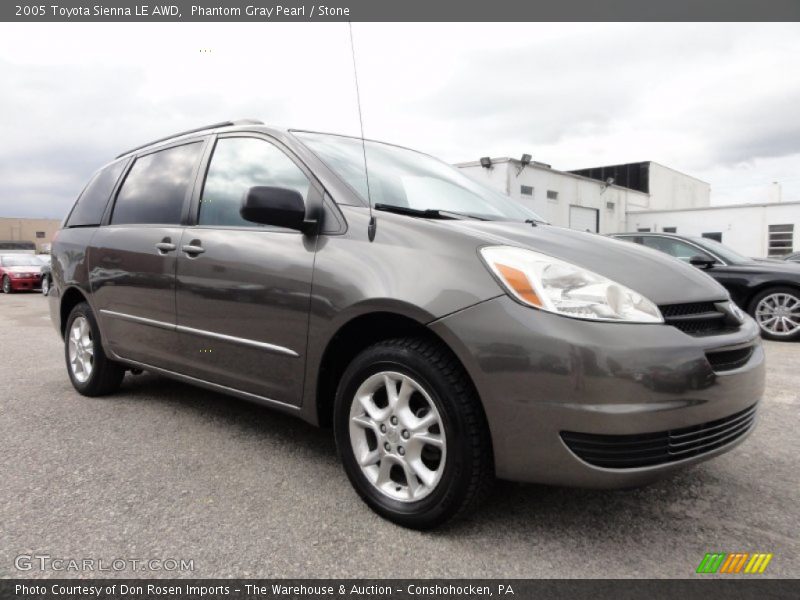 Phantom Gray Pearl / Stone 2005 Toyota Sienna LE AWD