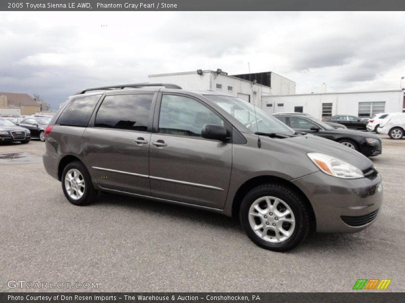 Phantom Gray Pearl / Stone 2005 Toyota Sienna LE AWD