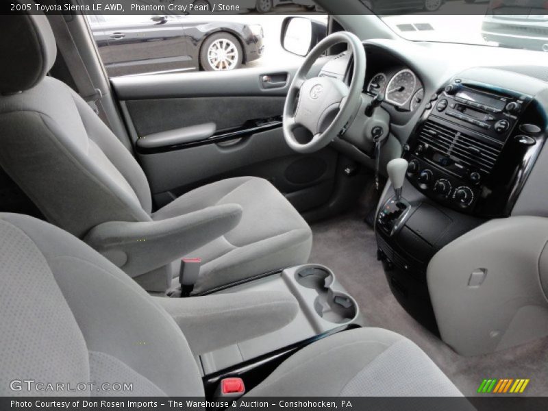 Phantom Gray Pearl / Stone 2005 Toyota Sienna LE AWD