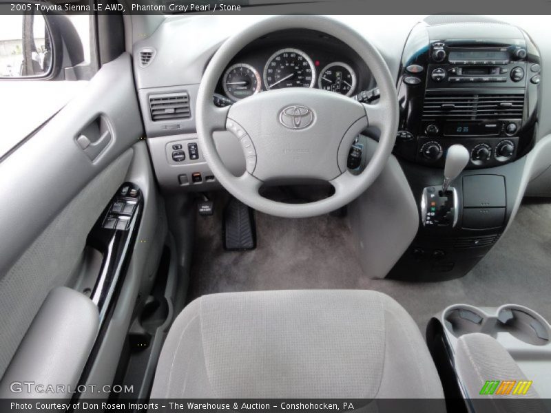 Phantom Gray Pearl / Stone 2005 Toyota Sienna LE AWD
