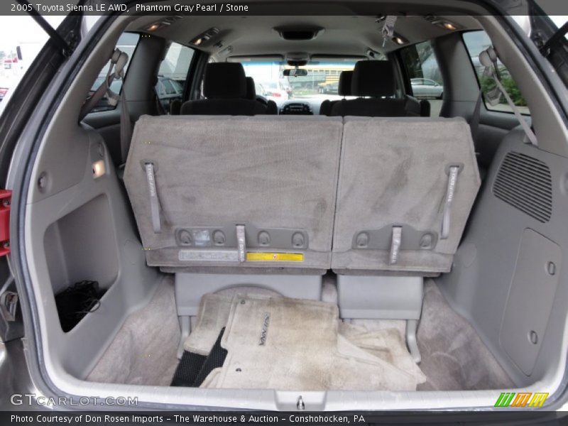  2005 Sienna LE AWD Trunk
