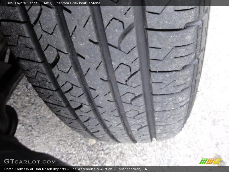 Phantom Gray Pearl / Stone 2005 Toyota Sienna LE AWD