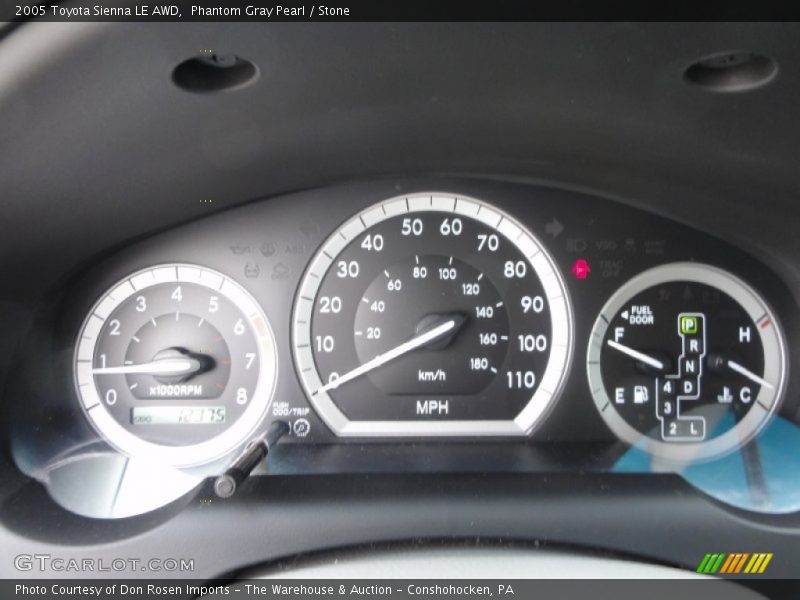  2005 Sienna LE AWD LE AWD Gauges