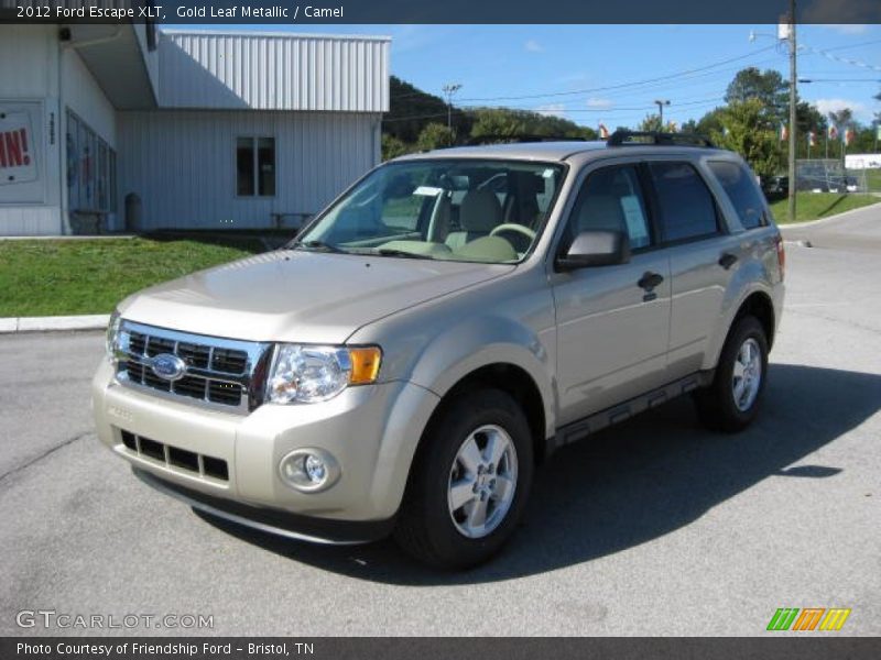 Gold Leaf Metallic / Camel 2012 Ford Escape XLT
