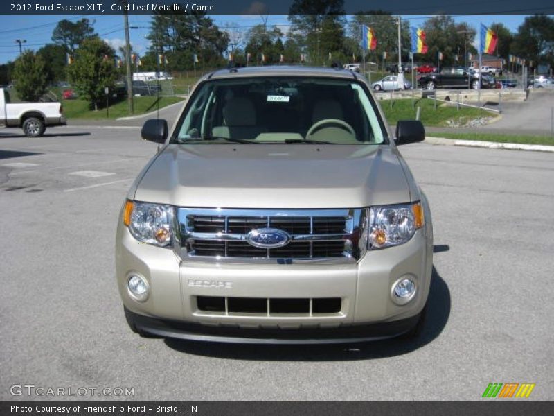 Gold Leaf Metallic / Camel 2012 Ford Escape XLT