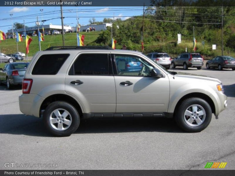 Gold Leaf Metallic / Camel 2012 Ford Escape XLT