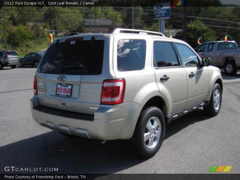 Gold Leaf Metallic / Camel 2012 Ford Escape XLT