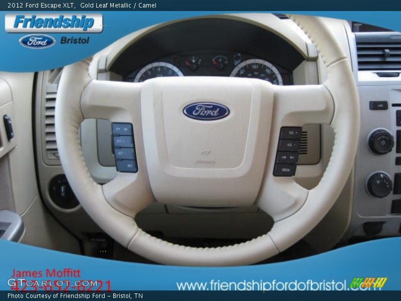 Gold Leaf Metallic / Camel 2012 Ford Escape XLT