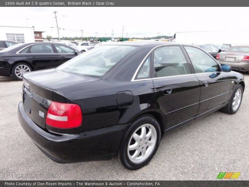 Brilliant Black / Opal Gray 1999 Audi A4 2.8 quattro Sedan