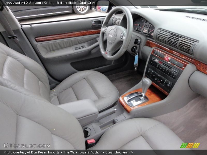 Brilliant Black / Opal Gray 1999 Audi A4 2.8 quattro Sedan