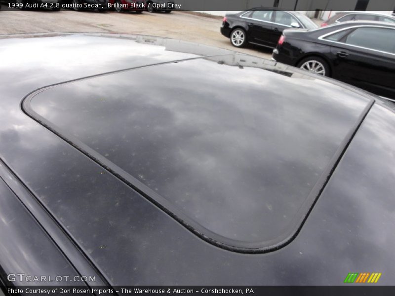 Brilliant Black / Opal Gray 1999 Audi A4 2.8 quattro Sedan