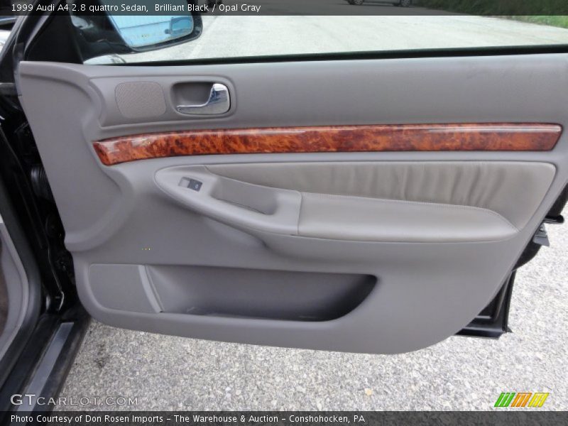 Brilliant Black / Opal Gray 1999 Audi A4 2.8 quattro Sedan