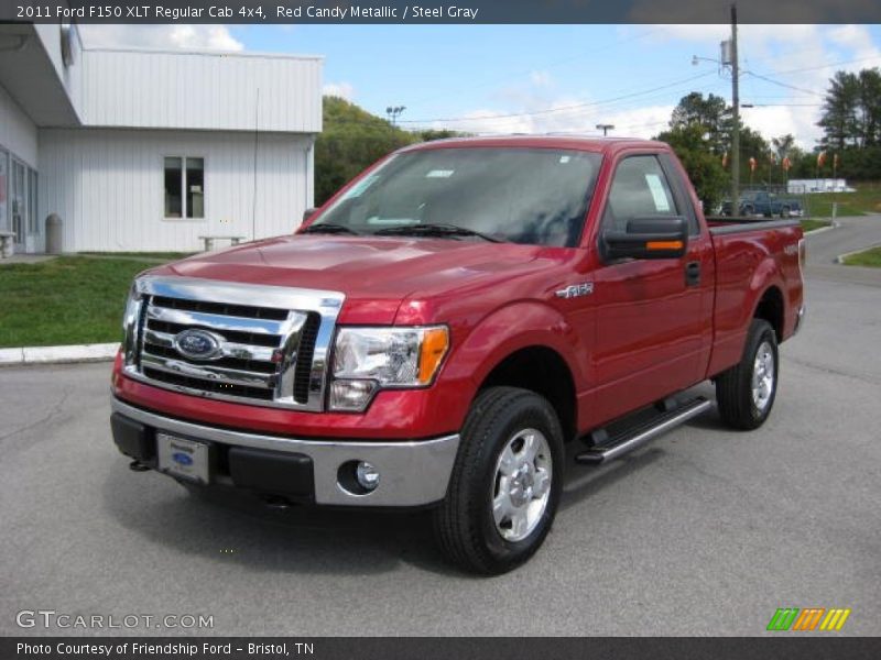 Front 3/4 View of 2011 F150 XLT Regular Cab 4x4