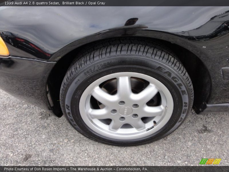 Brilliant Black / Opal Gray 1999 Audi A4 2.8 quattro Sedan