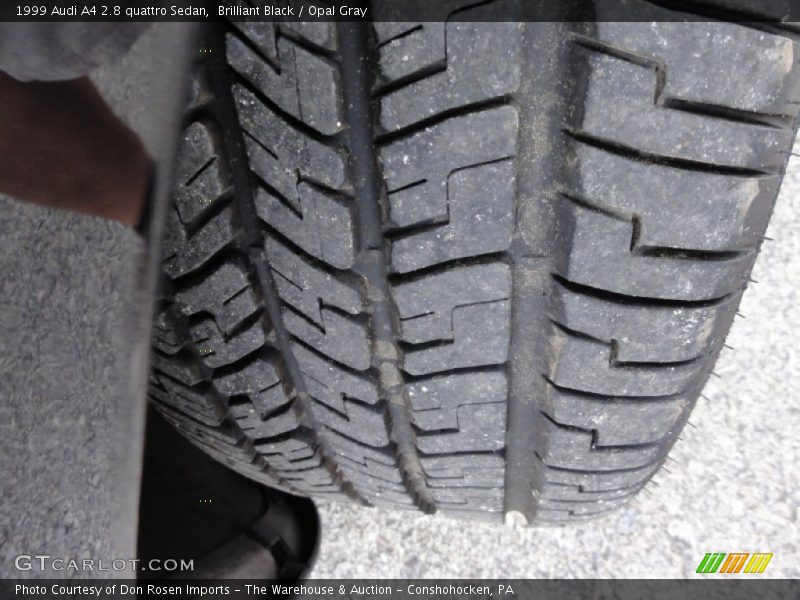 Brilliant Black / Opal Gray 1999 Audi A4 2.8 quattro Sedan