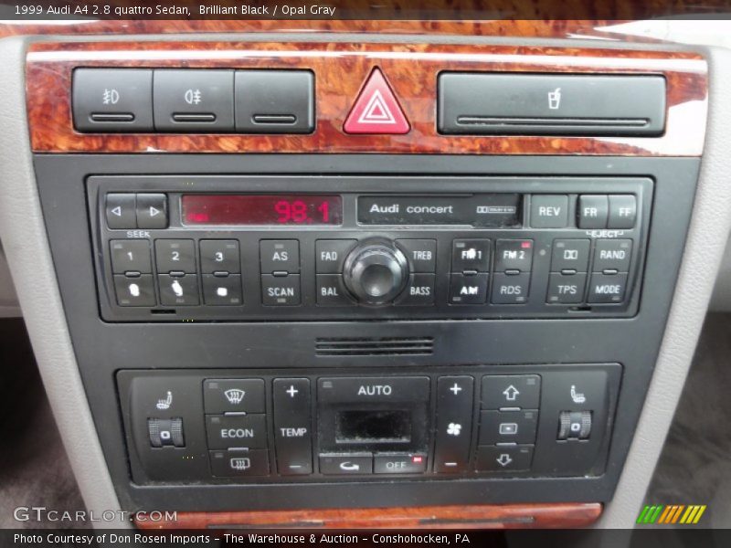 Brilliant Black / Opal Gray 1999 Audi A4 2.8 quattro Sedan