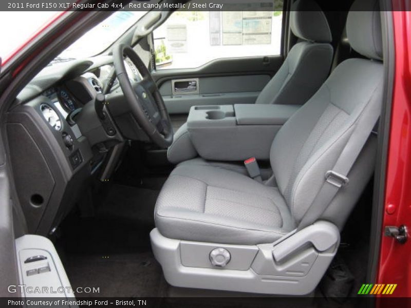  2011 F150 XLT Regular Cab 4x4 Steel Gray Interior