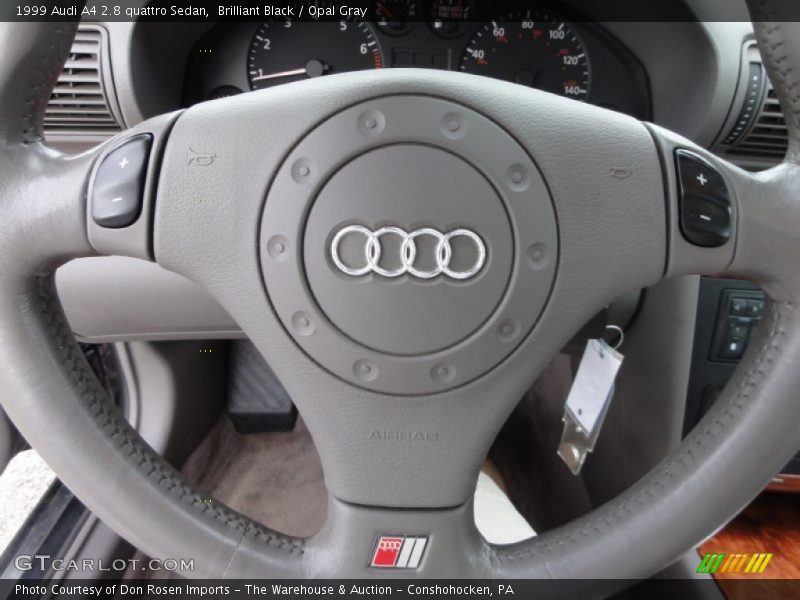 Brilliant Black / Opal Gray 1999 Audi A4 2.8 quattro Sedan