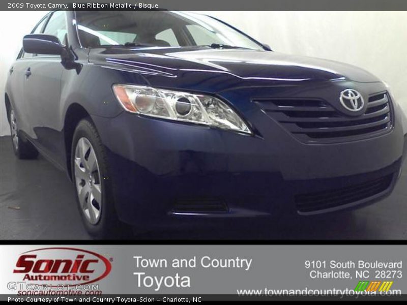 Blue Ribbon Metallic / Bisque 2009 Toyota Camry