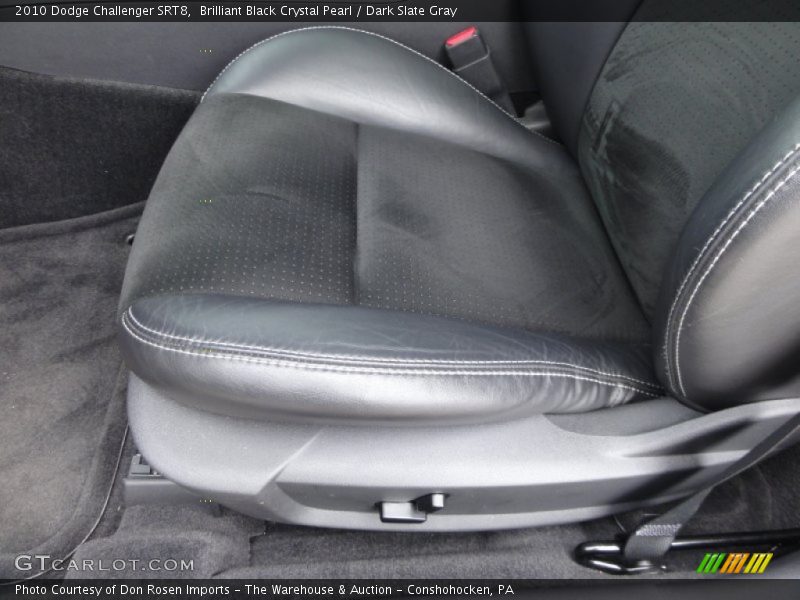 Brilliant Black Crystal Pearl / Dark Slate Gray 2010 Dodge Challenger SRT8