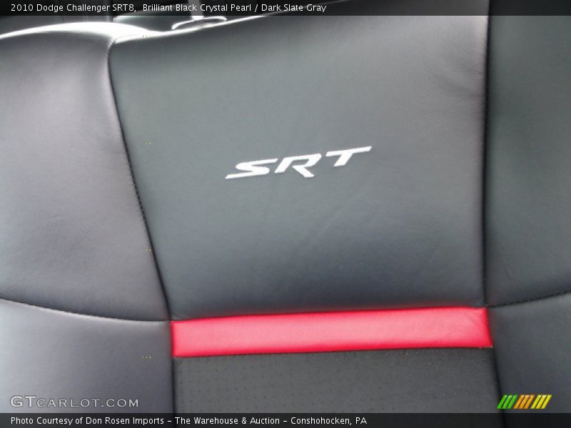 Brilliant Black Crystal Pearl / Dark Slate Gray 2010 Dodge Challenger SRT8