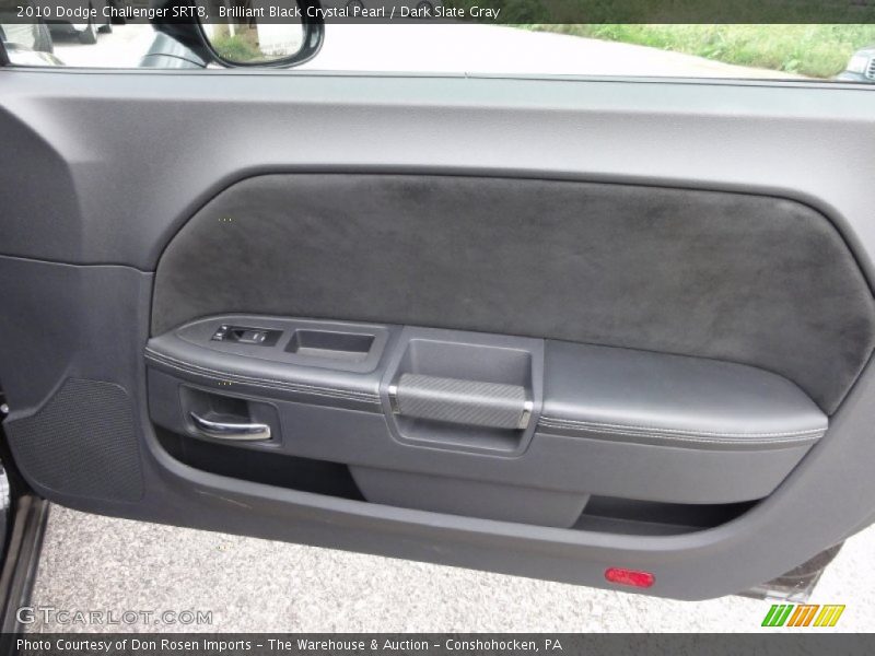 Brilliant Black Crystal Pearl / Dark Slate Gray 2010 Dodge Challenger SRT8