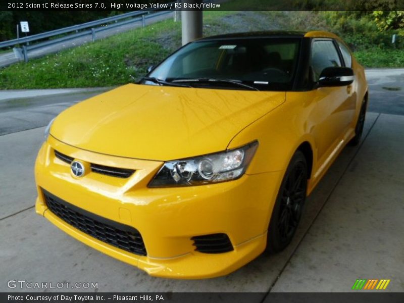 High Voltage Yellow / RS Black/Yellow 2012 Scion tC Release Series 7.0