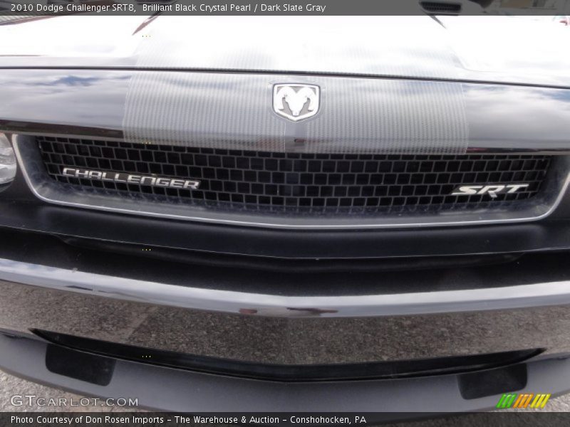 Brilliant Black Crystal Pearl / Dark Slate Gray 2010 Dodge Challenger SRT8