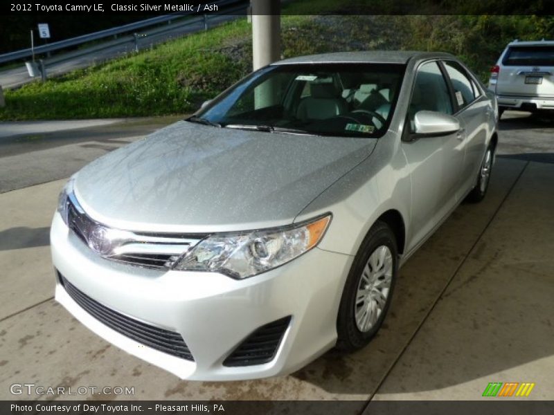 Classic Silver Metallic / Ash 2012 Toyota Camry LE