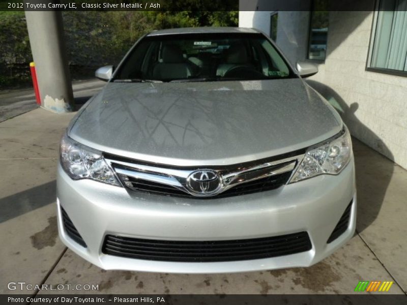 Classic Silver Metallic / Ash 2012 Toyota Camry LE