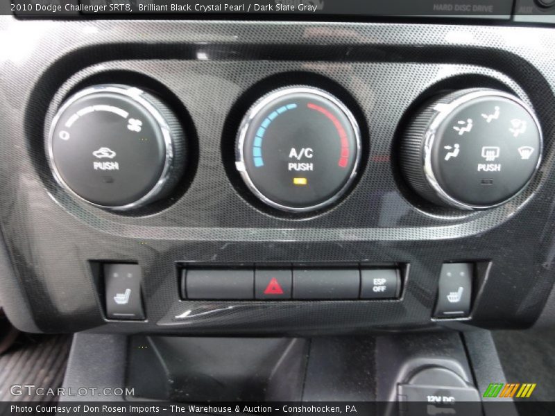 Controls of 2010 Challenger SRT8