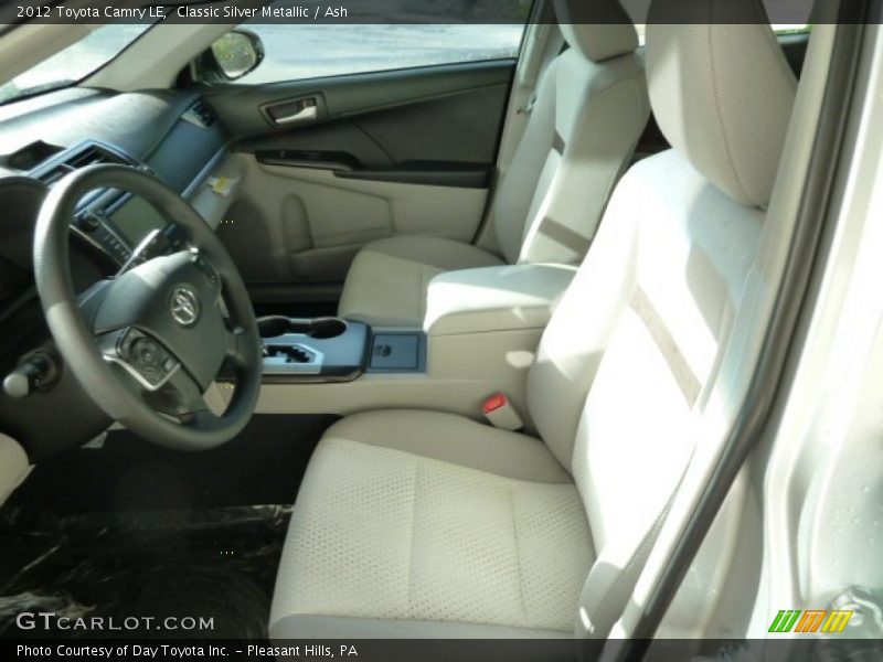 Classic Silver Metallic / Ash 2012 Toyota Camry LE