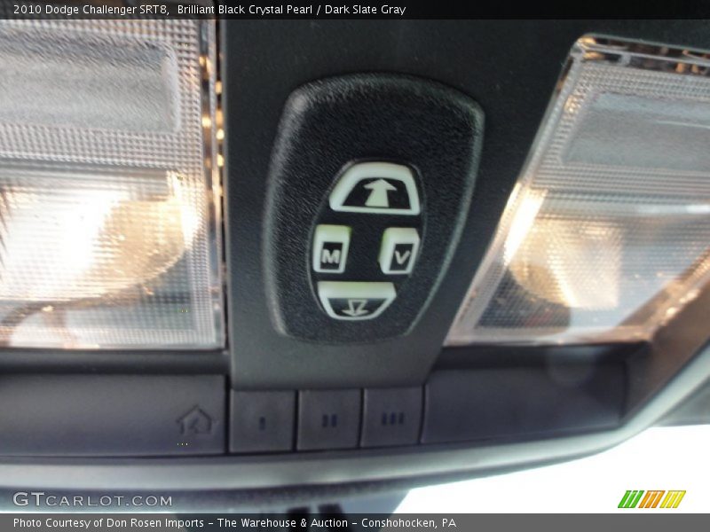 Brilliant Black Crystal Pearl / Dark Slate Gray 2010 Dodge Challenger SRT8