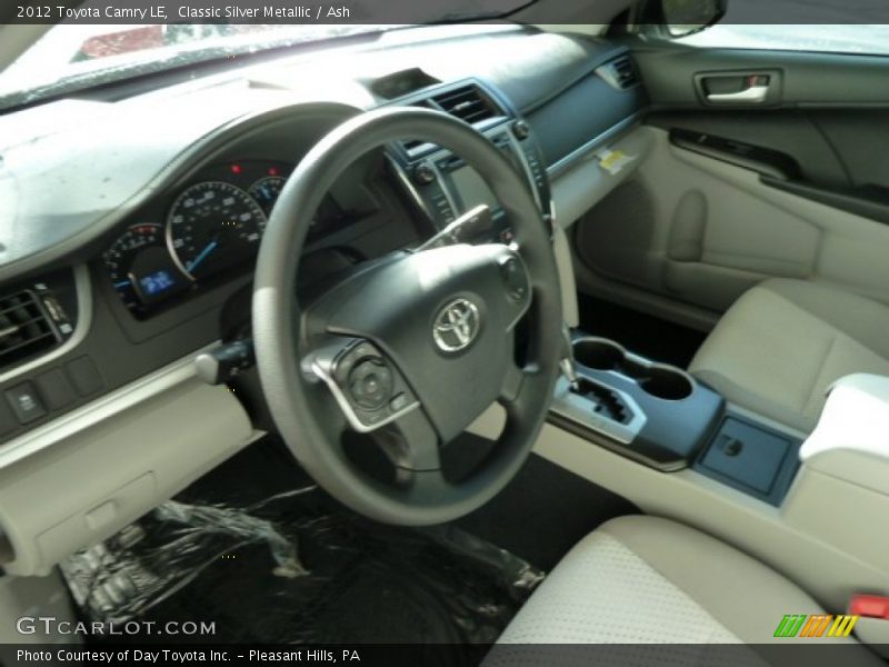 Classic Silver Metallic / Ash 2012 Toyota Camry LE