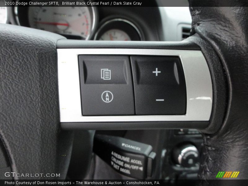 Controls of 2010 Challenger SRT8