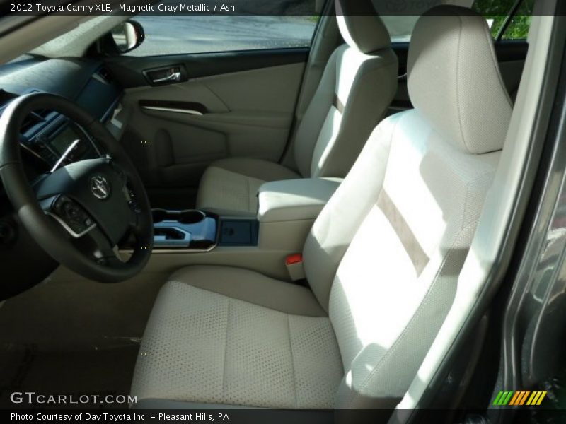 Magnetic Gray Metallic / Ash 2012 Toyota Camry XLE