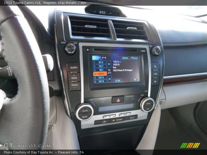 Magnetic Gray Metallic / Ash 2012 Toyota Camry XLE