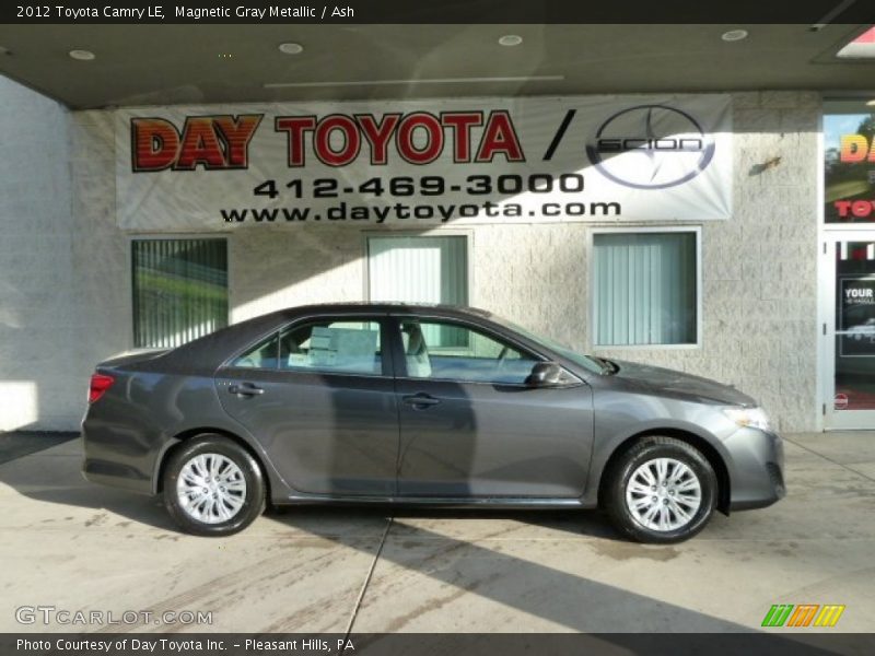 Magnetic Gray Metallic / Ash 2012 Toyota Camry LE