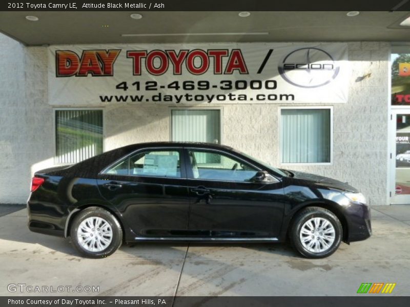 Attitude Black Metallic / Ash 2012 Toyota Camry LE