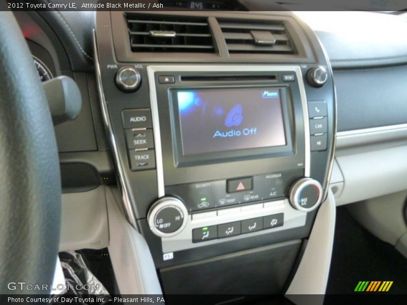Attitude Black Metallic / Ash 2012 Toyota Camry LE