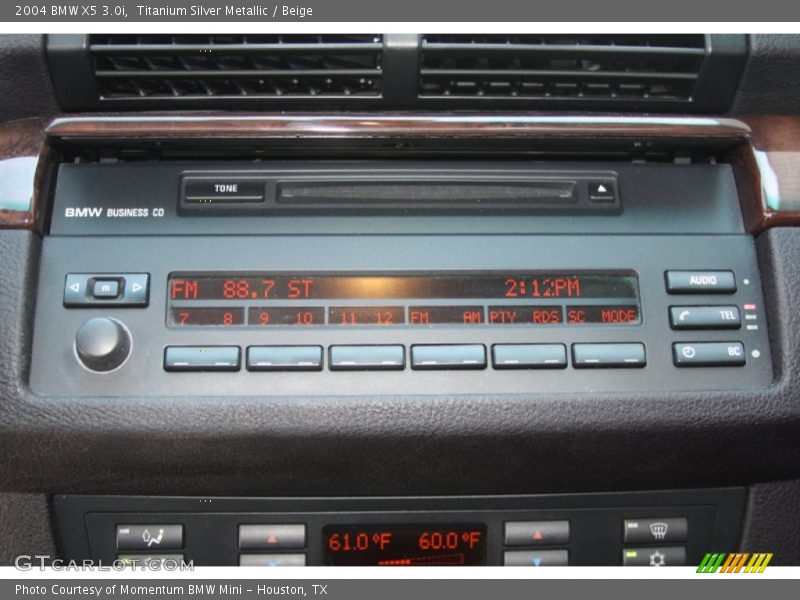 Titanium Silver Metallic / Beige 2004 BMW X5 3.0i