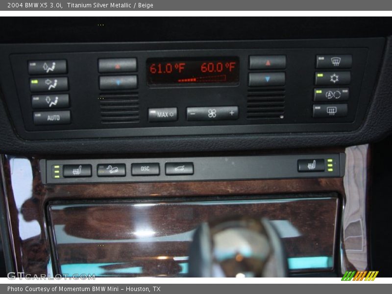 Titanium Silver Metallic / Beige 2004 BMW X5 3.0i
