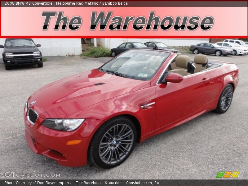 Melbourne Red Metallic / Bamboo Beige 2008 BMW M3 Convertible