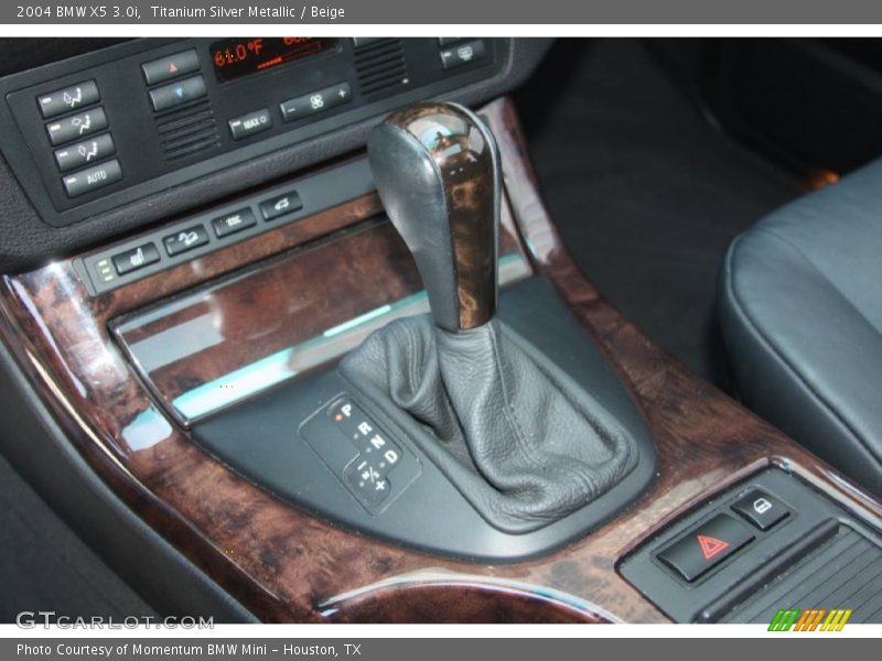 Titanium Silver Metallic / Beige 2004 BMW X5 3.0i